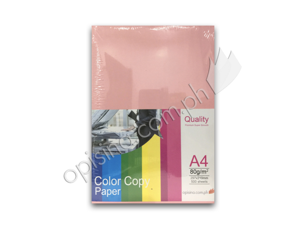 Winc Premium Coloured Copy Paper A4 80gsm Pink